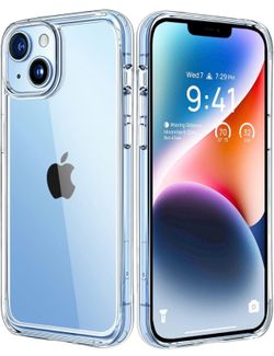 iPhone 14 Plus Shockproof Drop Protection Phone Case 6.7 Inch Crystal Clear