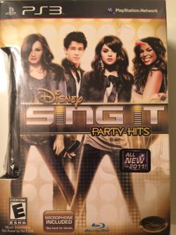 PS3 Disney sing it seal in box w mic