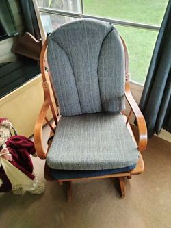 Wooden Glider Rocking Chair -AVAILABLE
