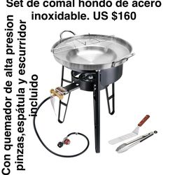 Especial set de comal hondo para enchiladas o frituras