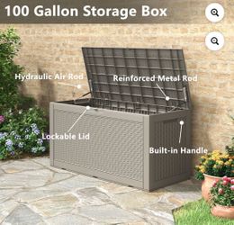 100 gal outdoor storage container