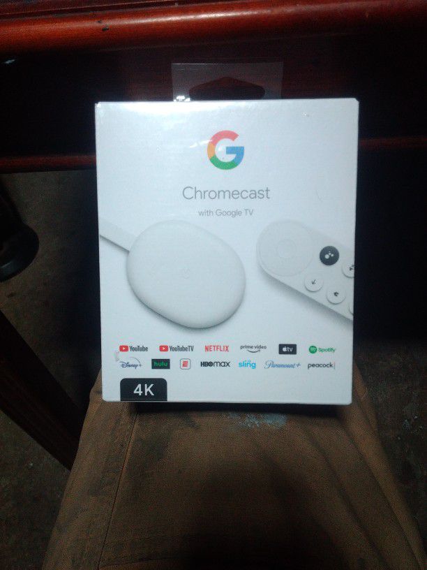 Google Chromecast W/Google TV 4k HDR