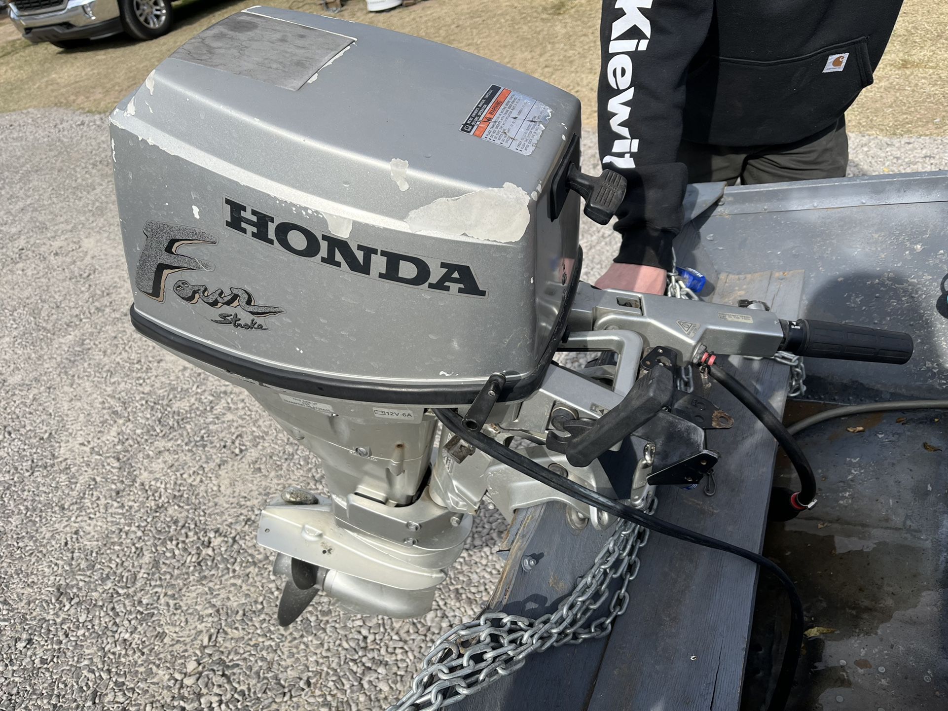 Honda 9.9 Outboard For Parts Lower Unit for Sale in Phelan, CA OfferUp