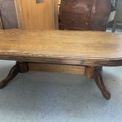 Solid Oak Coffee Table