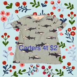 Carters T-shirt Boys Size 4t 💖💖💖A1