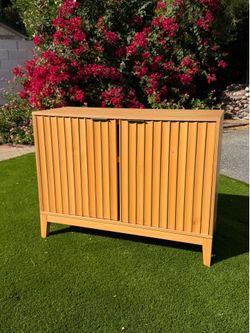 Wood Cabinet Credenza