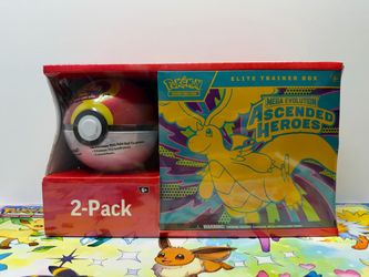 Pokémon TCG Mega Evolution Ascended Heroes Elite Trainer Box + Poké Ball Tin Sam’s Club 2-Pack