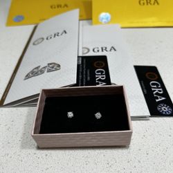 Moissanite Stud Earrings For Men/Women