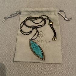 Kendra Scott Vintage Brass Necklace