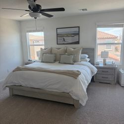 King Bedroom Set - Mattress Not Included