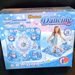 Dance Mat, 2024 8-Button Frozen Dance Pad with Wireless Bluetooth, Upgraded 