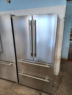 FORNO STAINLESS STEEL COUNTER DEPTH FRENCH DOOR REFRIGERATOR