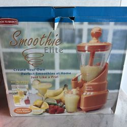 Back to Basics SE2000 Orange 56 oz. Jar Size Smoothie Elite Blenders