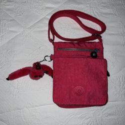 $10 Kipling Crossbody (Fuschia/pink) Small