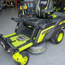 Ryobi 80v 30” zero turn