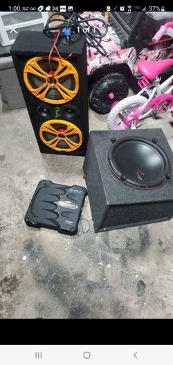 Car audio set