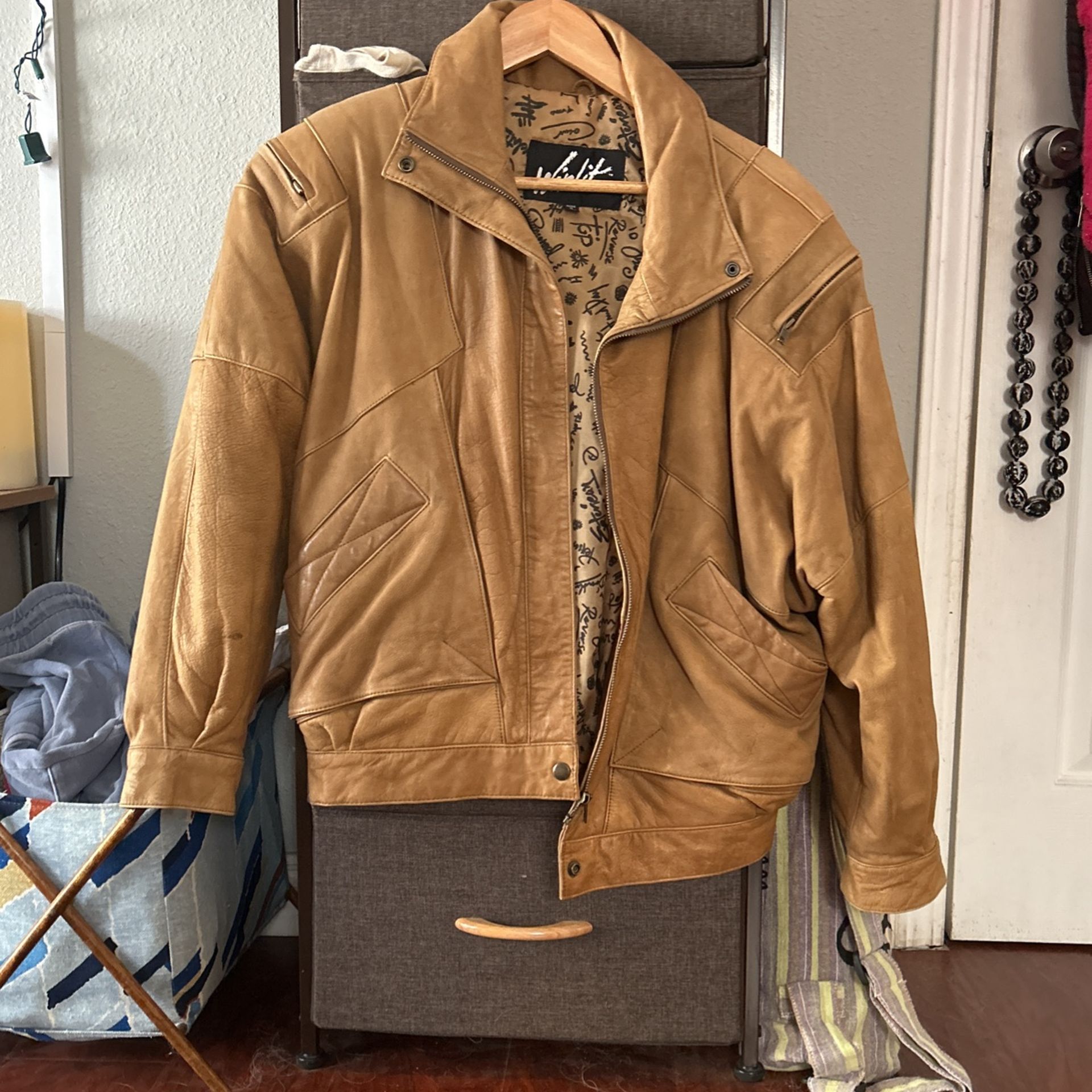 Winlit Genuine Leather jacket: MEDIUM
