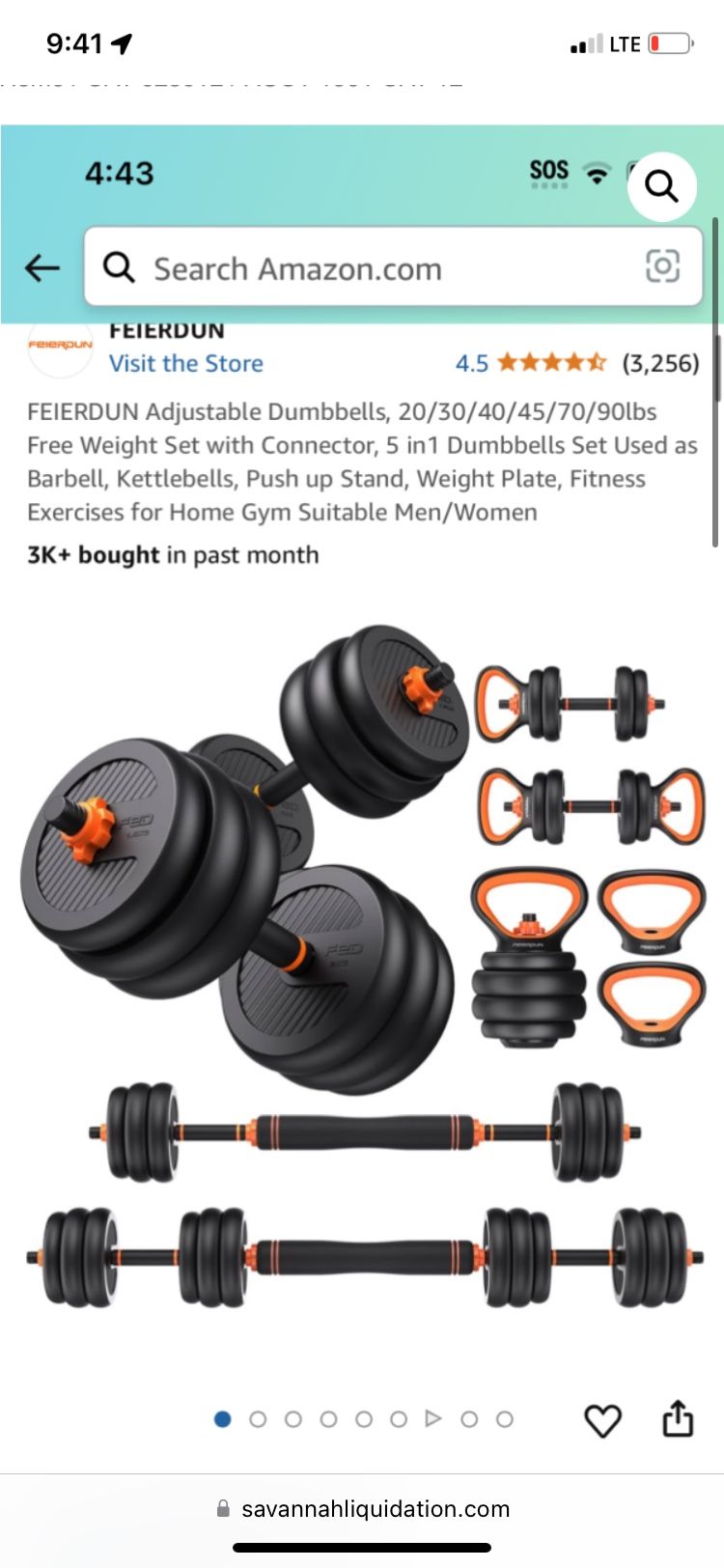 Adjustable Dumbbell 