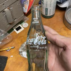 1985 Coca Cola 6 1/2 Oz Empty Bottle