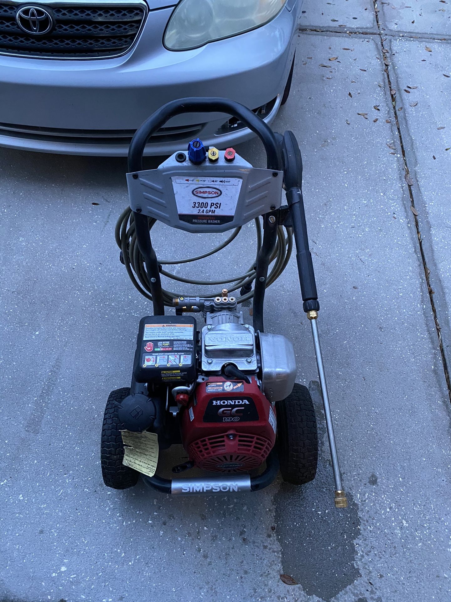 Simpson pressure washer 3300 psi