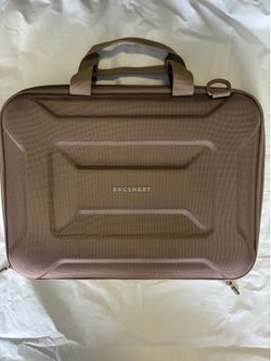 Bagsmart 15.6" Laptop Messenger Briefcase Bag - Tan/Brown.