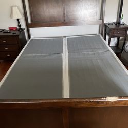 Wood Bed Frame - Queen Size 