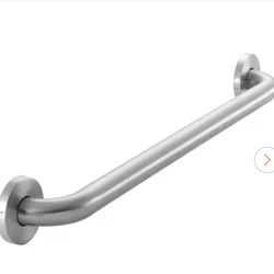 Glacier Bay 24 in. L x 3.1 in. ADA Compliant Grab Bar in Brushed Stainless Steel
