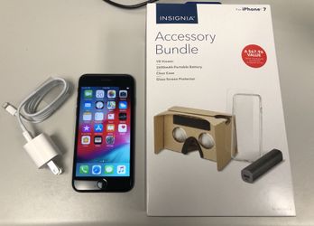 Apple Iphone 7 128GB Unlocked - Fully Functional - Tested - Extras