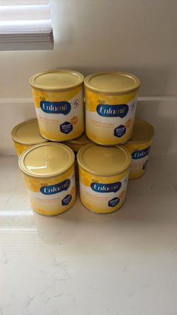 7 New 12.5 oz can enfamil