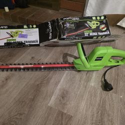 PORTLAND 22 in Electric Hedge Trimmer 4 Amp