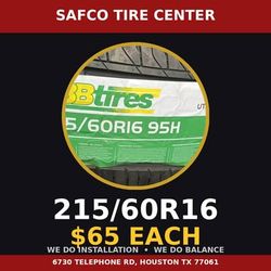 215/60R16 tire