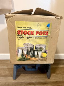 Stainless Steel Stock Pot Set 4 Pieces
