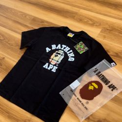 Black Bape Burberry Shirt