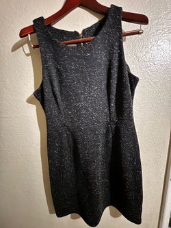 Old Navy Sleeveless Tweed Sheath Dress – Black/Gray (Size L)