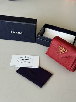 Prada Small Wallet Red