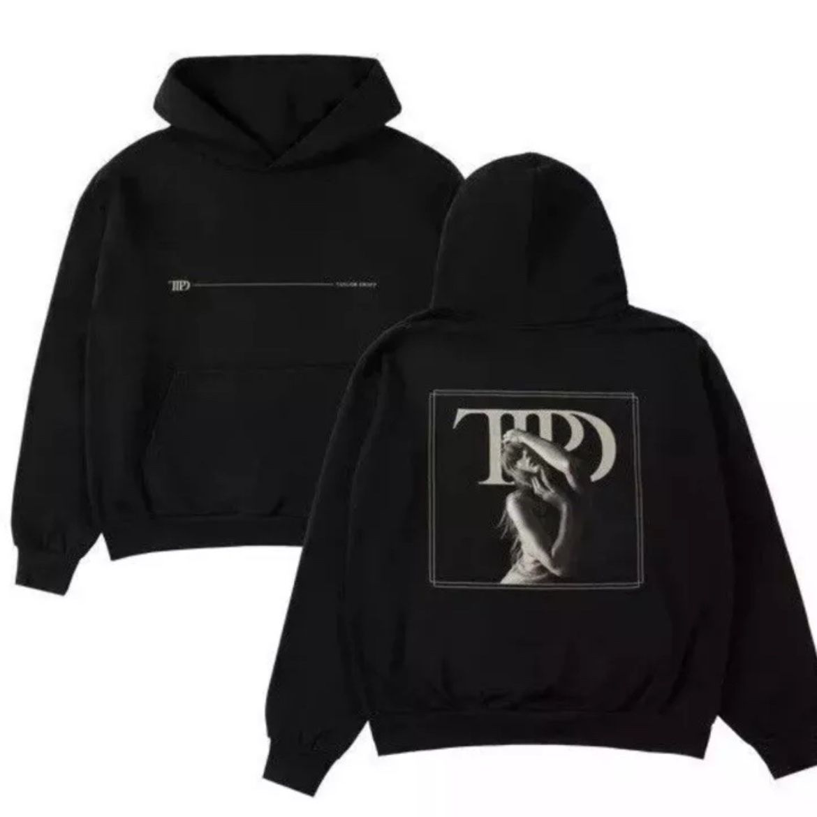 The Tortured Poets Department Spotify Exclusive Black Hoodie