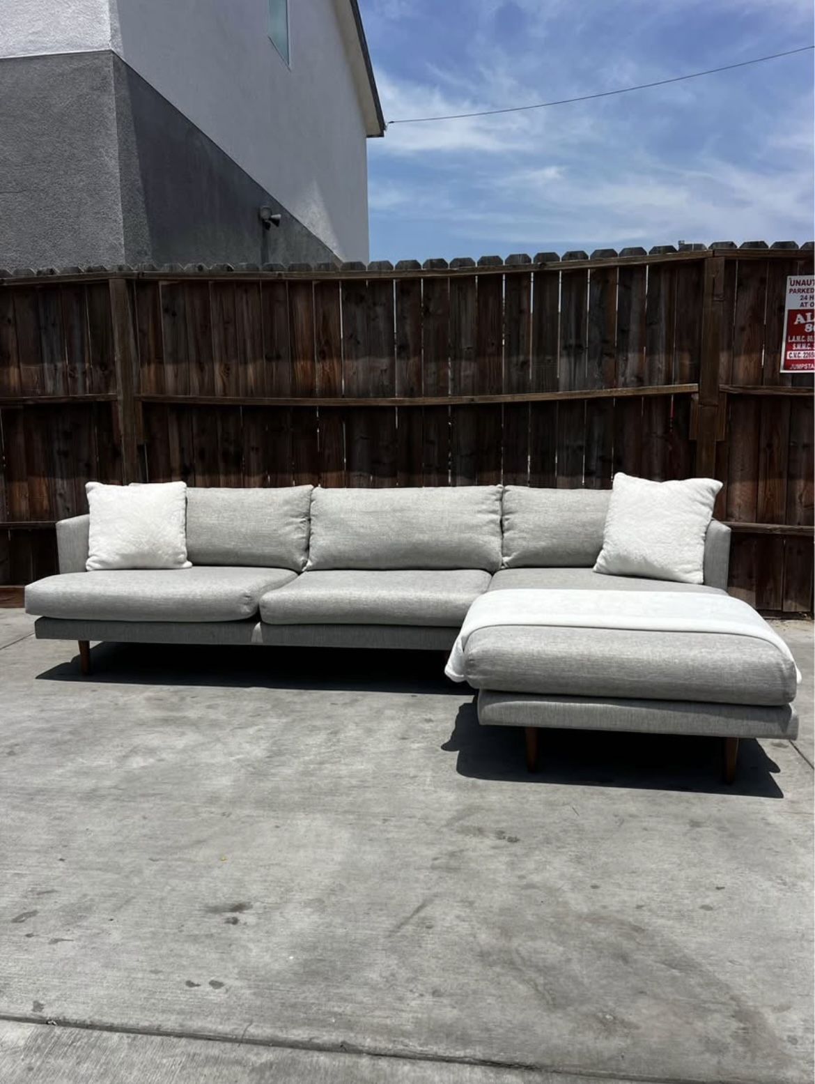 Grey Article Sofa Sectional 