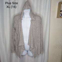 Light Gray Girl Cardigan Plus Size XL (16) $5