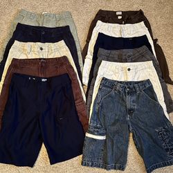 Lot of Boys Clothes Size 10, 12, 14, and 16 (Cargo  Shorts, Jeans, Long & Short Sleeve Shirts)