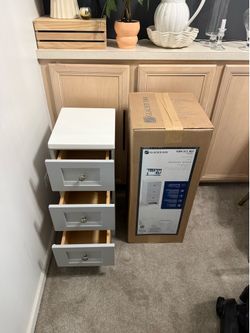 2! GLACIER BAY 12 in DELRIDGE DRAWER BASE. Please read description