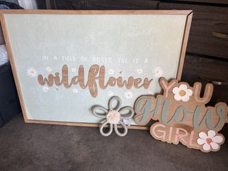 Little girls wall decor