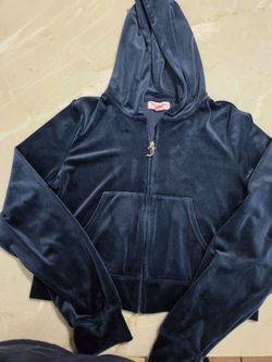 Juicy Couture velour zip-up hoodie