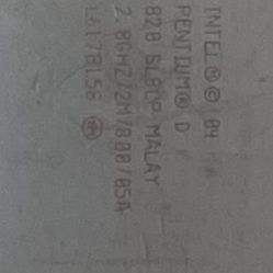 Intel® Pentium® D Processor 820