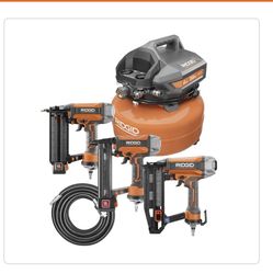 Ridgid Compressor And 3 Tool Combo Kit $250