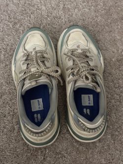 BASE Chunky Sneakers White/Green Size 7