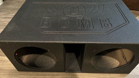 Large Subwoofer Box Q Bomb Dual 12” (Cajon para bajos)