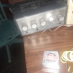 stereo  tube amp working