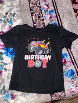 Kids Birthday Boy Monster Truck T-Shirt