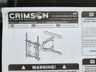 Crimson Articulated Wall Mount For 37"-55" TV's (A55)