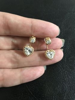 Gold plated earrings